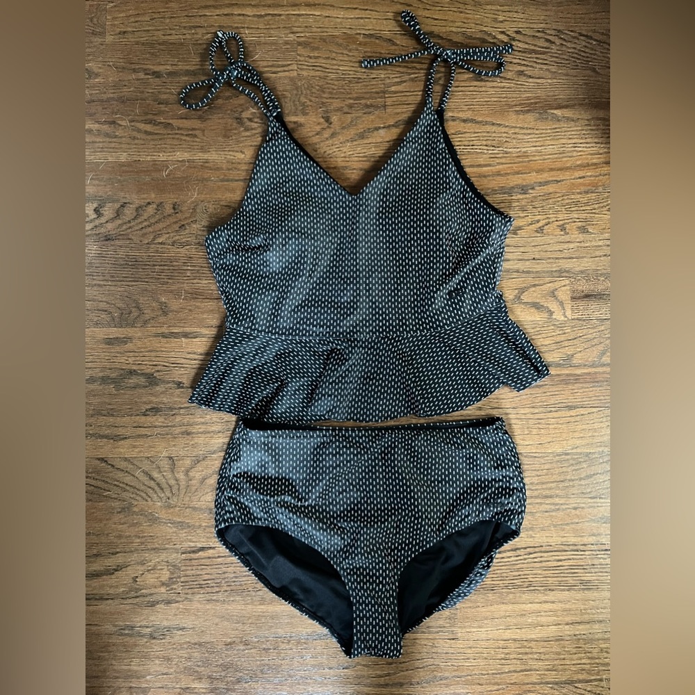 Albion Fit Midnight Dash Tankini  : Size M